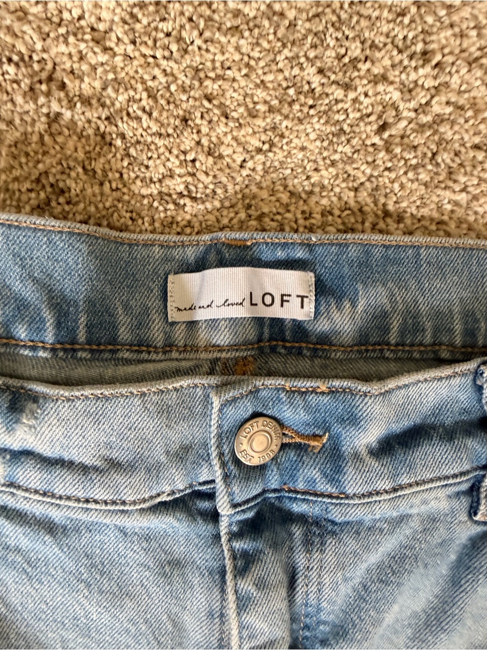 LOFT Women's The Wide Leg Jeans - Picture 3 of 5